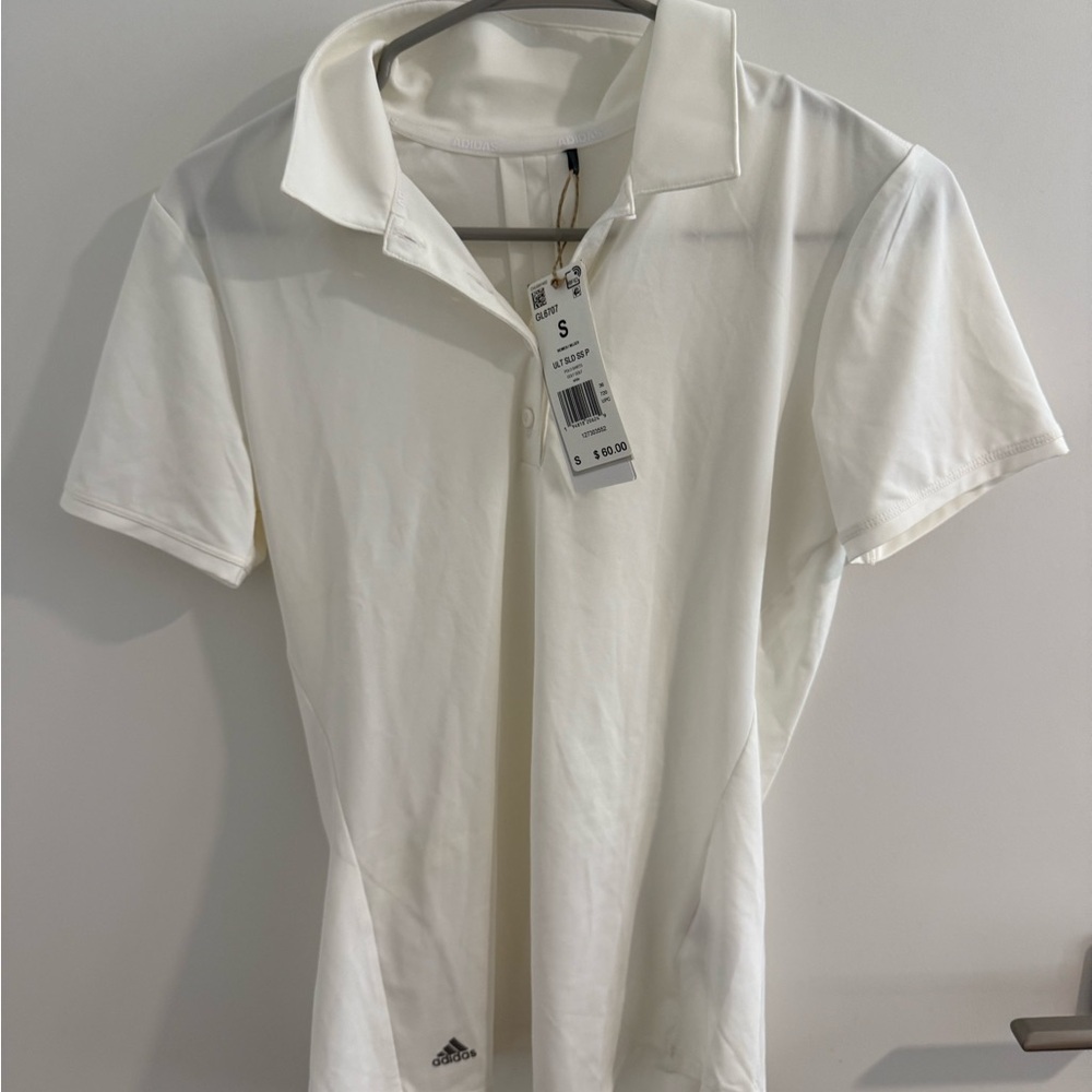 Adidas Women Golf White Polo